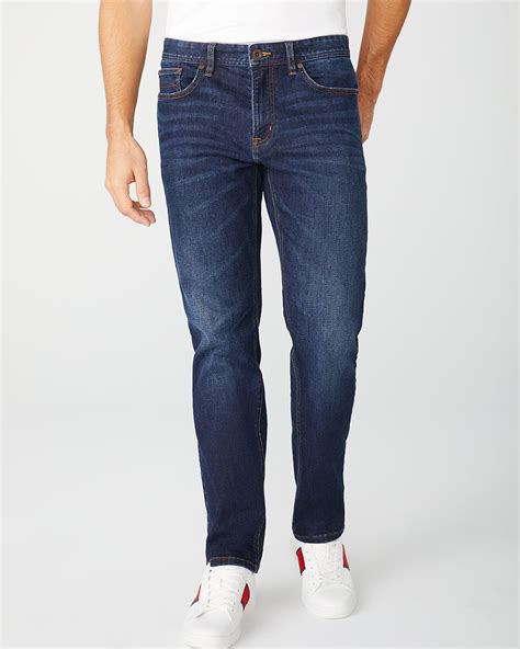 cheap off white medium wash jeans